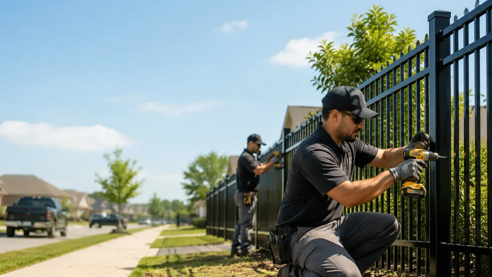 Metal Fence Installation in Greenbush, ME